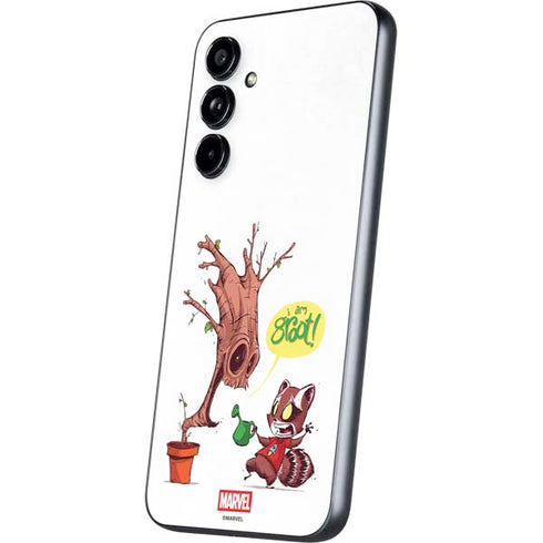 Marvel Rocket Raccoon and Groot Tall Tails Galaxy A54 5G Skin